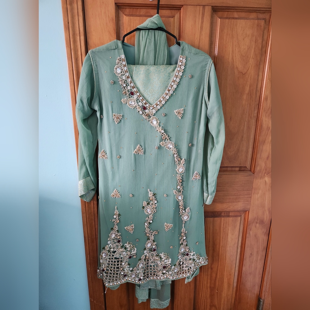 Light green suit